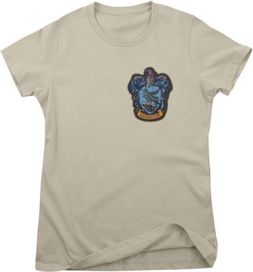Harry Potter Damen T-Shirt Ravenclaw Chest Crest Girly Tee WB-5-HP018 Khaki-XXL