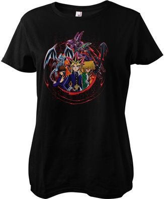 Yu-Gi-Oh! Damen T-Shirt Yo-Gi-Oh! Glow Circle Girly Tee PA-5-YGO003-PAPL611