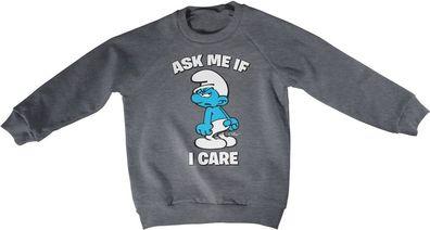Die Schlümpfe Kinder Pullover The Smurfs-Ask Me If I Care Kids Sweatshirt