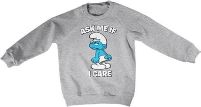 Die Schlümpfe Kinder Pullover The Smurfs-Ask Me If I Care Kids Sweatshirt