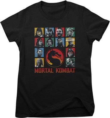 Mortal Kombat Damen T-Shirt Fighters Girly Tee WB-5-MK011