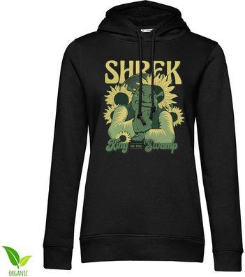 Shrek Damen Hoodie-King Of The Swamp Girly UV-57-SHK001