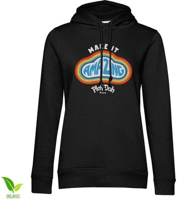 Play-Doh Damen Hoodie-Make It Amazing Retro Girly HSB-57-PLDO001