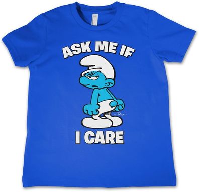 Die Schlümpfe Kinder T-Shirt The Smurfs-Ask Me If I Care Kids Tee