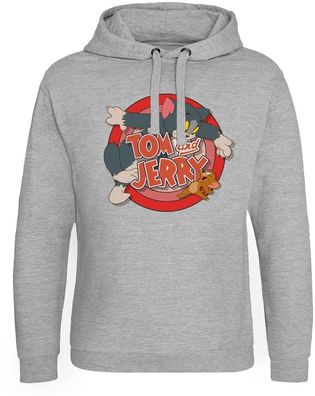 Tom &amp; Jerry Hoodie-Retro Logo Epic WB-37-TJ009