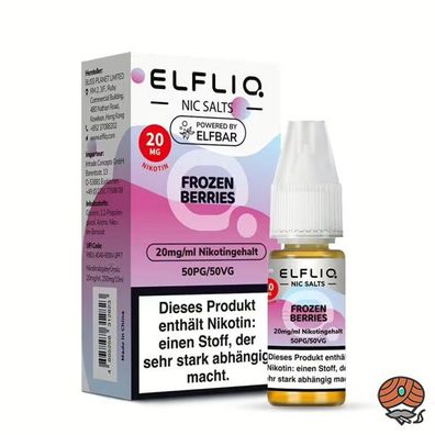 ELFLIQ by ELFBAR Frozen Berries * 20mg/ml* Nikotinsalz, 10ml Liquid