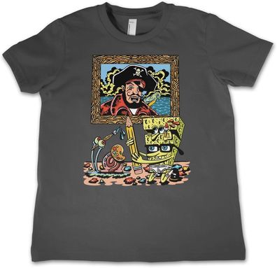 Spongebob Kinder T-Shirt Patchy The Pirate Kids Tee NIC-12-SB018-DTF591