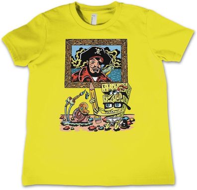 Spongebob Kinder T-Shirt Patchy The Pirate Kids Tee NIC-12-SB018-DTF591