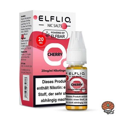 ELFLIQ by ELFBAR Cherry * 20mg/ml* Nikotinsalz, Liquid 10ml