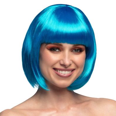 Perücke Bob Cabaret Icy blue