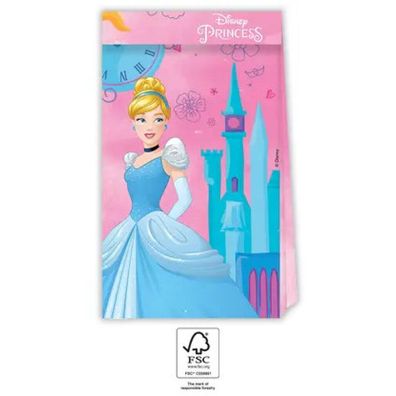 Disney Prinzessin Live Your Story Papiertüte 4 Stk FSC