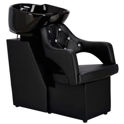 Professionelle Friseurwaschanlage Leia aus Öko-Leder mit beweglicher Schüssel