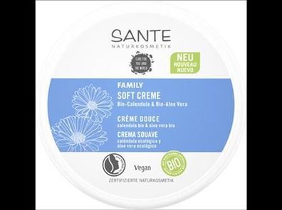 Sante 6x SANTE Family Soft Creme Bio-Calendula & Bio-Aloe Vera 150ml