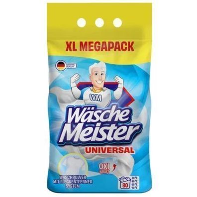 WäscheMeister Universal Waschpulver 6 kg - Made in Germany