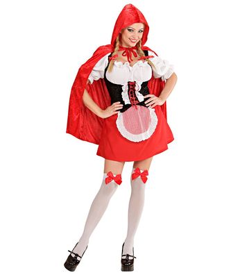 Rotkäppchen 4-teilig rot Damenkostüm