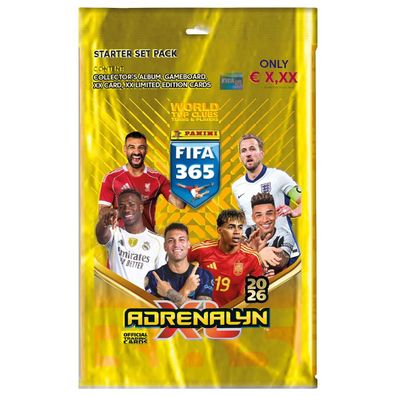 Panini FIFA 365 2025/26 TC Adrenalyn XL – Starter SET Fussball Sammelkarten