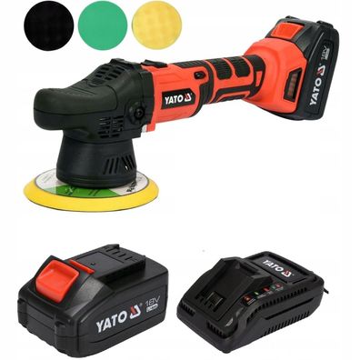 Akku Exzenterpoliermaschine 18V, 150mm, 1500-5000 min?¹ (1xAkku 3Ah+Ladegerät)