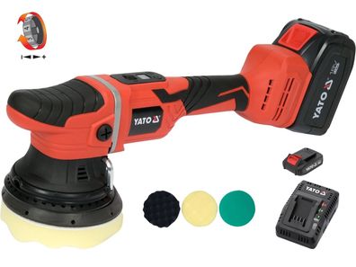 Akku Exzenterpoliermaschine 125mm 18V (1xAkku 4Ah)