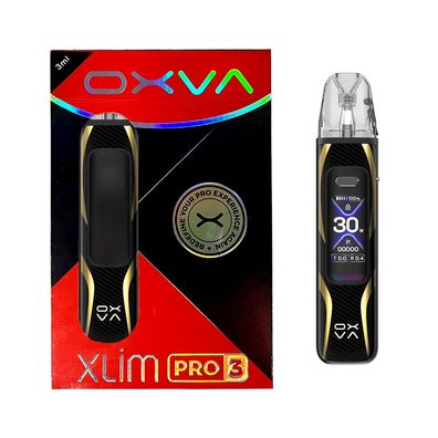 OXVA Xlim Pro 3 Pro Carbon E-Zigarette, befüllbares Pod-System