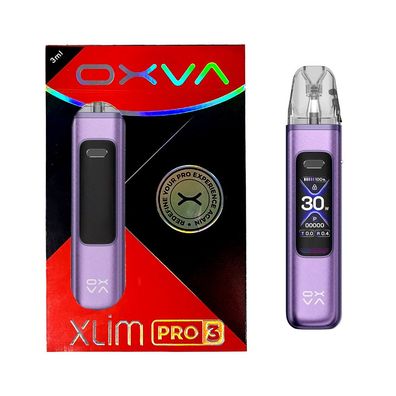 OXVA Xlim Pro 3 Purple Silk E-Zigarette, befüllbares Pod-System