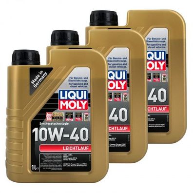 Liqui Moly Leichtlauf 10W-40 3x1 Liter