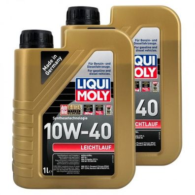 Liqui Moly Leichtlauf 10W-40 2x1 Liter