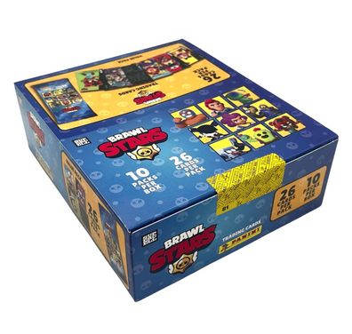 Panini Brawl Stars Trading Cards - Fat Packs Display (10) Sammelkarten