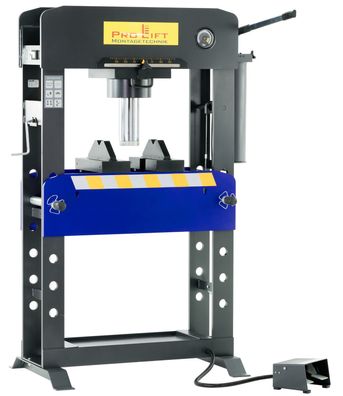 100t Werkstattpresse manuell + pneumatisch Hydraulikpresse, 01647