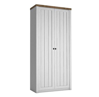 AX LIVING Kleider Schrank Palmano S2T - 90 cm breit, Andersen Kiefer