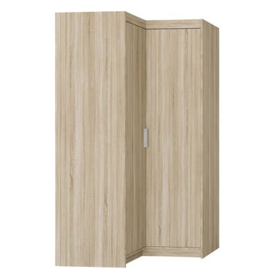 AX LIVING Eckschrank Eiche Sonoma Storicos Schrank 97,8 x190,5 x97,8cm