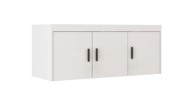 AX LIVING Schrankaufsatz Schlafzimmer Storicos 3T Weiß 133x55,5x53 cm