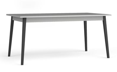 AX LIVING Esszimmer Tisch Irelis 180-220 cm Grau Schwarz Modern