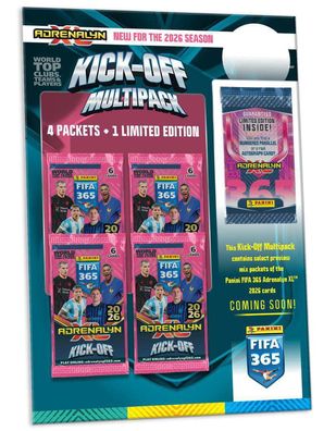 Panini FIFA 365 2025/26 TC Adrenalyn XL KICK-OFF Multipack Fussball Sammelkarten