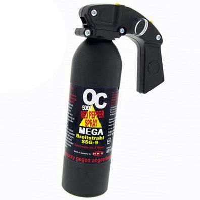 KKS-OC 5000 Mega Breitstrahl Pfefferspray 400 ml Security Polizei (€ 149,888/L)