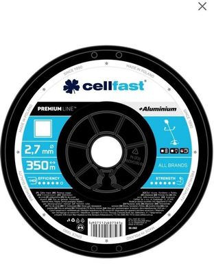 Spulenader Premium Quadrat 2,7 mm x 350 m Cellfast