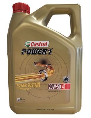 Castrol Power 1 20W-50 4T API SN JASO MA-2 1x4 Liter