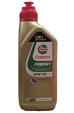 Castrol Power 1 20W-50 4T API SN JASO MA-2 1x1 Liter