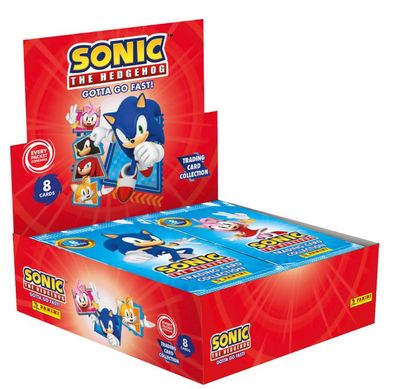 Panini Sonic The Hedgehog Trading Card FLOW PACK 18er Display Sammelkarten