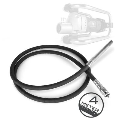 Stahlwerk Rüttelflasche Ø 35 mm 400 cm Schlauchlänge Innenrüttler für Betonrüttler