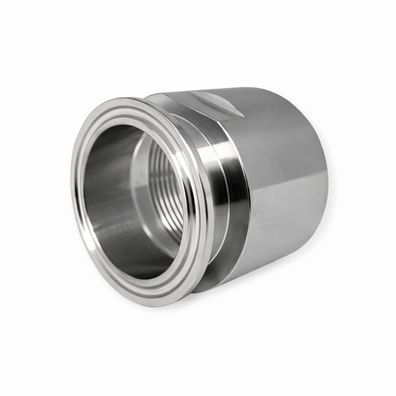 Clamp-Kupplung DIN 32676 auf BSPP-Innengewinde - Edelstahl 1.4404 / (Scheibe x Gewin