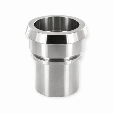 Kegelstutzen DIN 11851 mit glattem Stutzen und Sicherungsbund - Edelstahl 1.4404 ohne