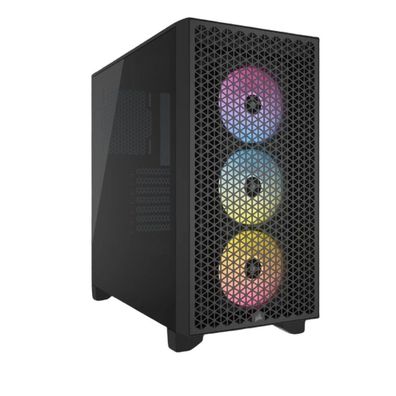 Corsair Geh Midi 3000D RGB Airflow (Tempered Glass) Black