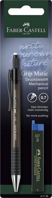 Faber Castell Druckbleistift Grip 1377 0,7 B sort. Rad+12M