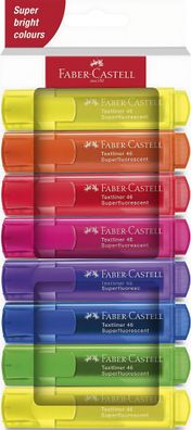 Faber Castell Textmarker TL 46 1-5 mm Superfluor 8er SondDr