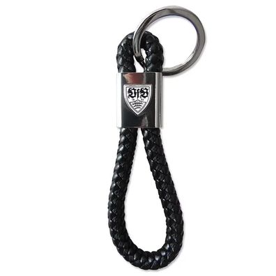 VfB Stuttgart Schlüsselanhänger schwarz/silber – Fanartikel mit Logo