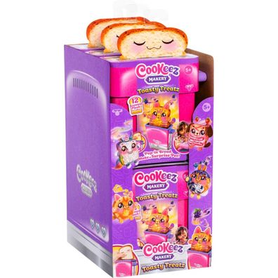 Moose Toys Cookeez Makery: Toasties (6er-Thekendisplay)