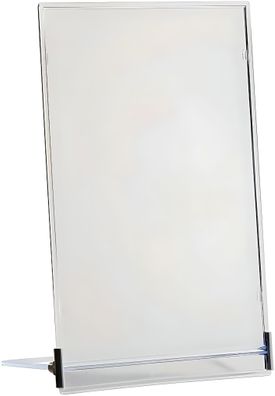 Tisch-Plakatständer A5 starkes hochtransparentes Plastik