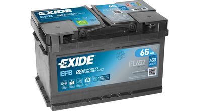 EXIDE Starterbatterie "EFB" 3DX Gitter T "EL652"