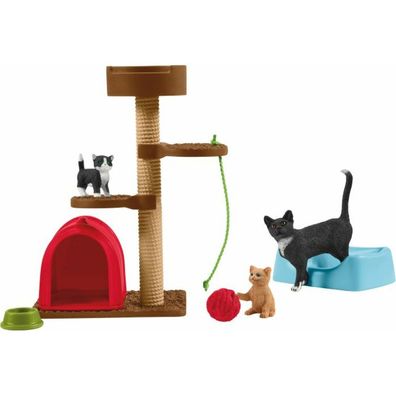 Spielspaß für niedliche Katzen