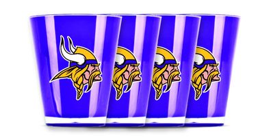 NFL Minnesota Vikings 4er Set Shot Gläser Schnaps Glas Schnapsglas 4 Stück